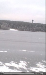 tamperelainen talviautoilija joulutunnelmissa